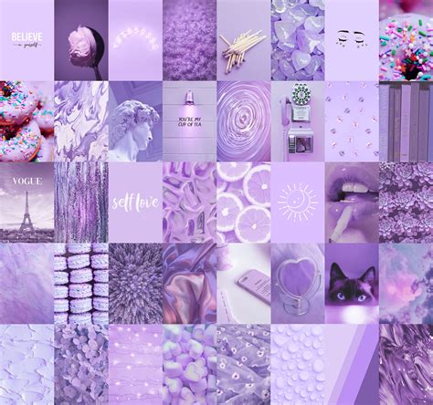 Light Purple Collage Wallpapers - Wallpaper Cave