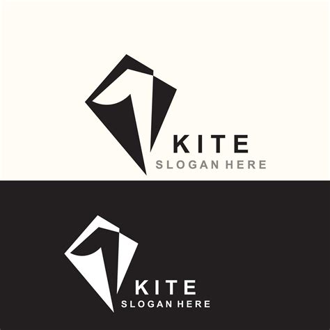 Kite Logo Design. paper kite handrawn style and creative. minimalist, and luxury logo vector ...