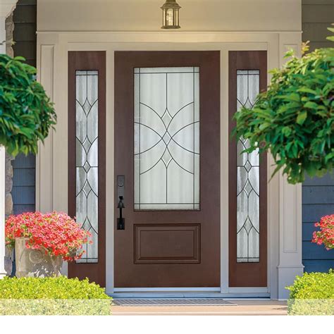 Steves & Sons Regency Collection Customizable Fiberglass Front Door | Fiberglass front door ...