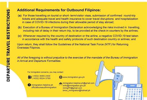 Philippines Arrival Travel Restrictions and Requirements for Outbound ...