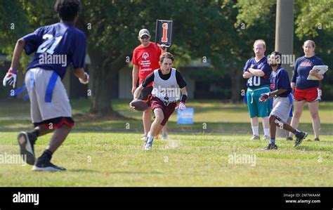 Special Olympics Mississippi athletes compete in a flag football game during the SOMS Summer ...