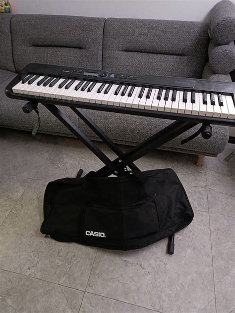 Casio Keyboard CTS300 with stand, Hobbies & Toys, Music & Media ...