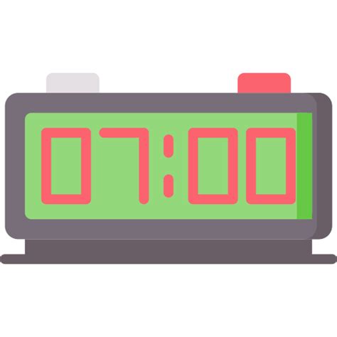Digital alarm clock Special Flat icon