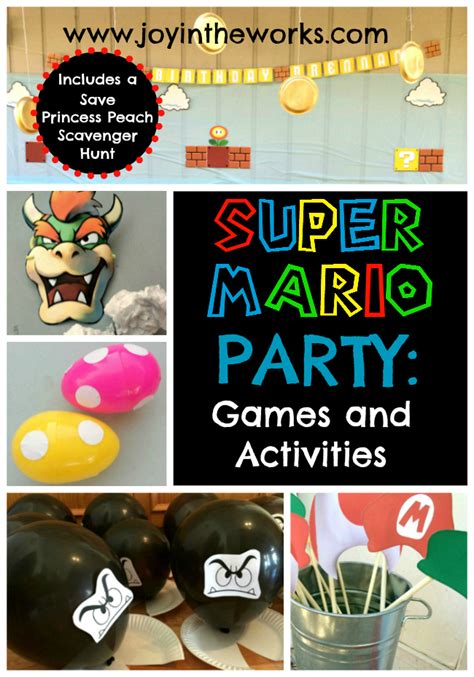 Super Mario Party Games and Activities - Joy in the Works