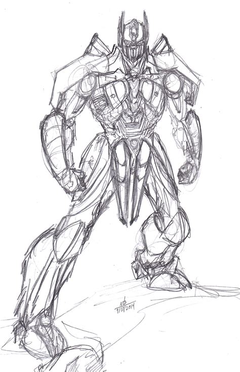 AoE Optimus Sketch by ConstantScribbles on DeviantArt