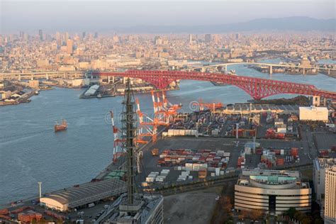 Osaka Sea Port. editorial photo. Image of container, containercargo - 79100206