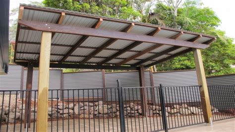 Pergola With Corrugated Metal Roof