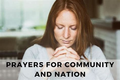 25 Hopeful Prayers for Community and Nation - Strength in Prayer