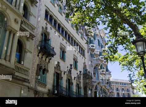 Barcelona - Casa Amatller & Casa Batlló Stock Photo - Alamy