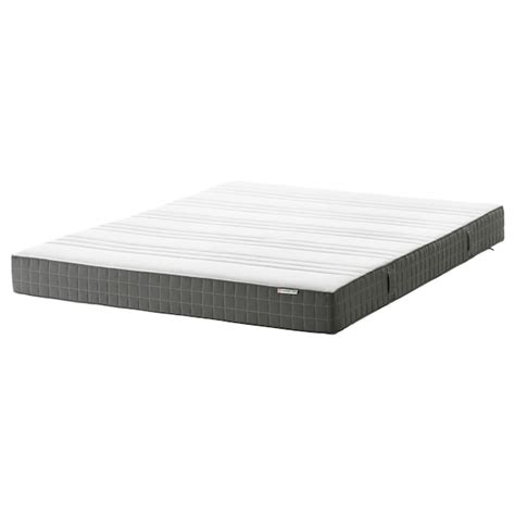 MORGEDAL Foam mattress, medium firm, dark gray, Queen - IKEA