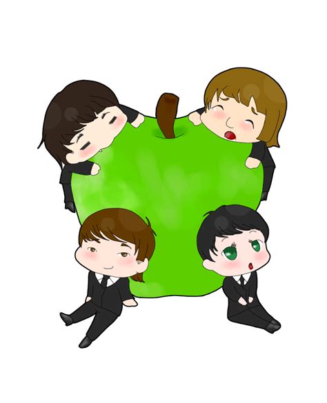 Chibi Beatles. | The beatles, Beatles art, Beatles cartoon