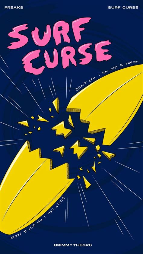 Freaks Surf Curse Music Poster Design | Music poster design, Music poster, Retro music art