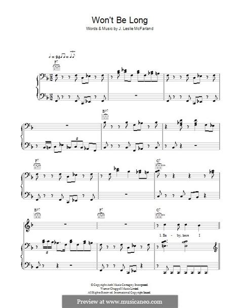 Won't Be Long (Eva Cassidy) by J.L. McFarland - sheet music on MusicaNeo