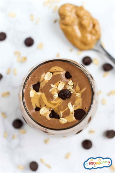 Chocolate Peanut Butter Banana Oatmeal Shake - MOMables® - Good Food ...