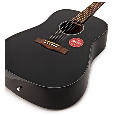 Fender CD-60 Dreadnought V3 Acoustic Guitar, Black at Gear4music