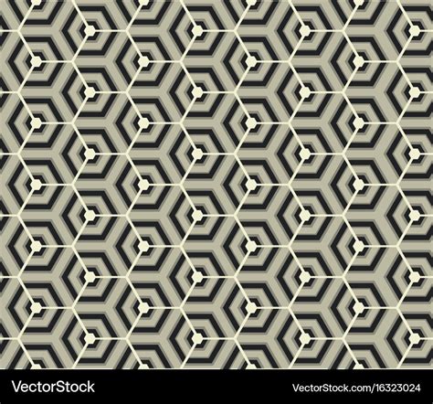 Retro wallpaper - vintage pattern black and white Vector Image