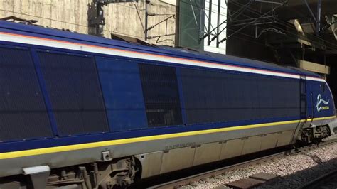 Eurostar Class 373 passes Stratford International - YouTube