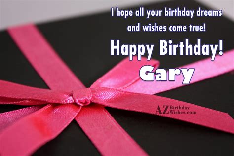 Happy Birthday Gary - AZBirthdayWishes.com