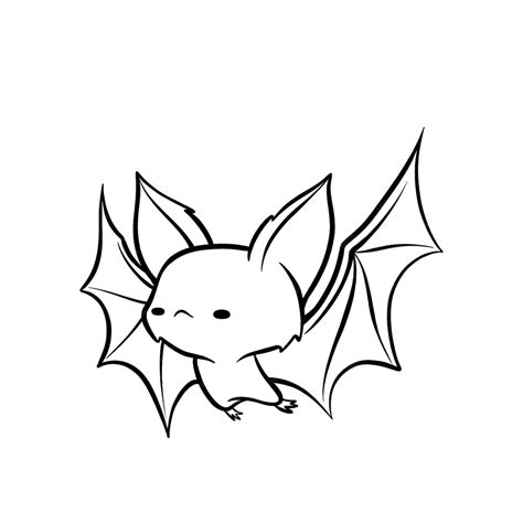 Free Vector | Hand drawn bat outline illustration