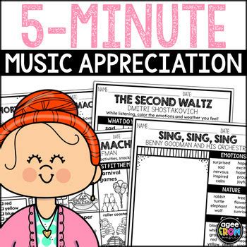 Classical Music Activities | Five Minute Music Appreciation by Agee and Row