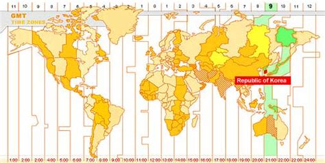 Time Difference | koreatourinformation.com