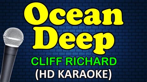 OCEAN DEEP - Cliff Richard (HD Karaoke) - YouTube