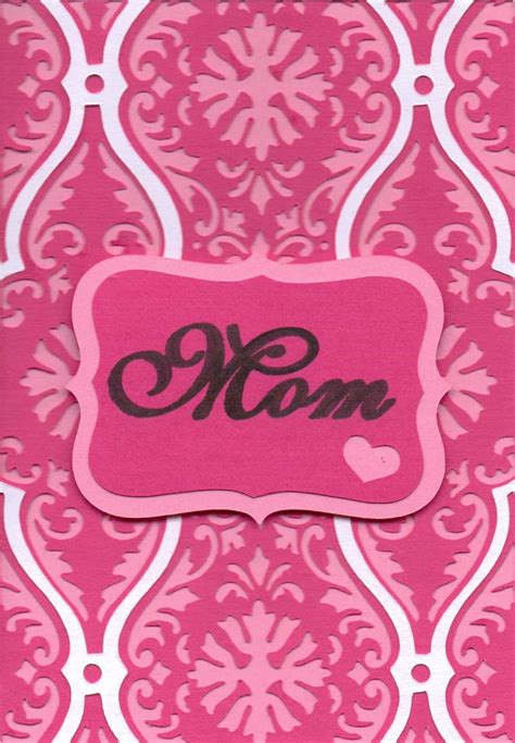 PAPER CRAFTS WITH THE PINK ARMADILLO: Mother's Day Card 2016