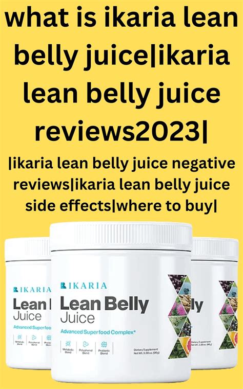 what is ikaria lean belly juice|ikaria lean belly juice reviews2023 ...