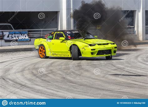 Diesel Car Drifting Race Competition on a Track Editorial Stock Photo ...