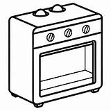 Premium Vector  Oven coloring page Outline Book Line Art sketch template