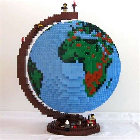 The Lego Globe From 3863 Bricks - Gift Ideas - Creative Spotting