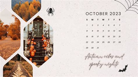 October 2023 Calendar Wallpapers - Top Free October 2023 Calendar ...