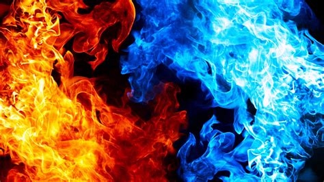 Blue and Red Fire Wallpaper (65+ images)