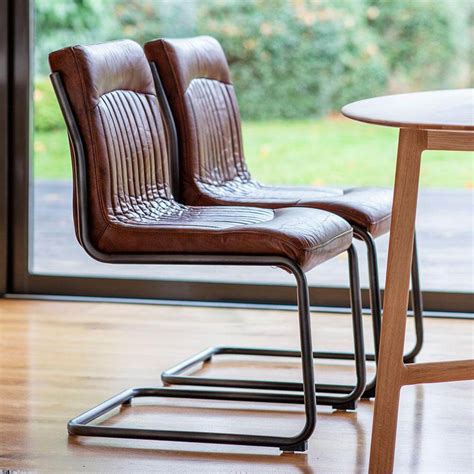 The Leather Dining Chair - Brown | Dining Chairs | InsideOut Livnig