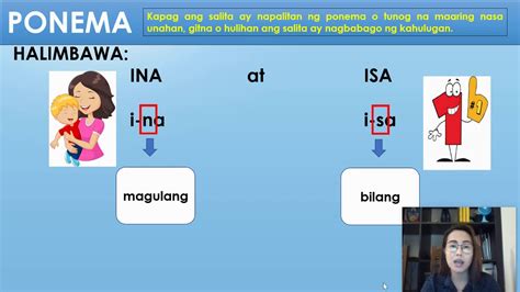 FILIPINO 2 - PONEMA - YouTube