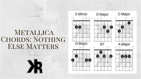 Metallica Chords: Nothing Else Matters