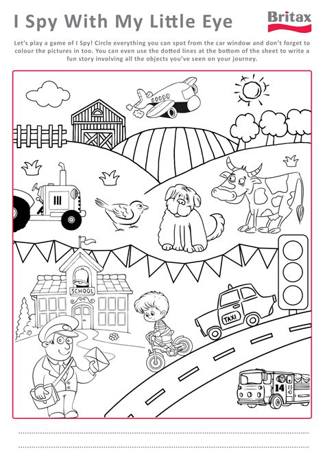 I Spy Printable Worksheets