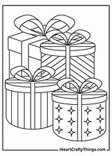 Christmas Gift Coloring Pages sketch template