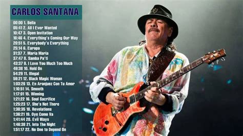 Carlos Santana's Greatest Hits | Best Songs Of Carlos Santana | Full ...