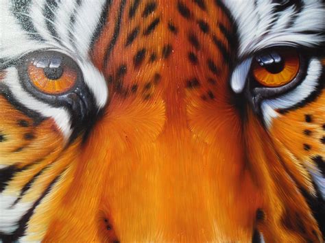 Tiger Painting Art Work Painting Oil Painting on Canvas. - Etsy