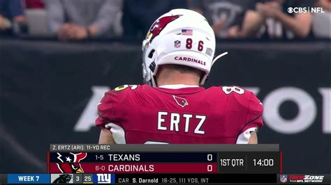 Zach Ertz first catch w/ Cardinals - YouTube