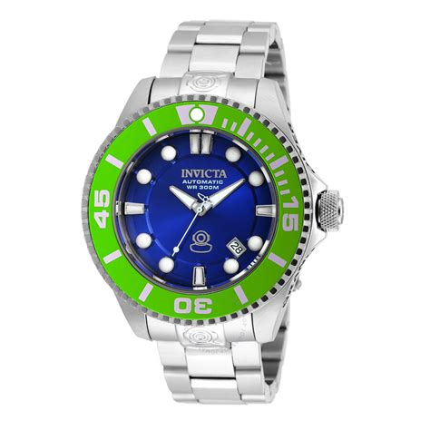 Invicta Pro Diver Automatic Blue Dial Stainless Steel Men's Watch 20173 ...