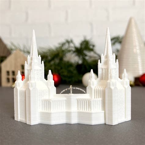 San Diego California Temple Christmas Tree Ornament Church - Etsy