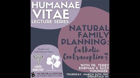 Humanae Vitae 3: Natural Family Planning: Catholic Contraception? - YouTube