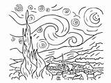Monet Coloring Page sketch template