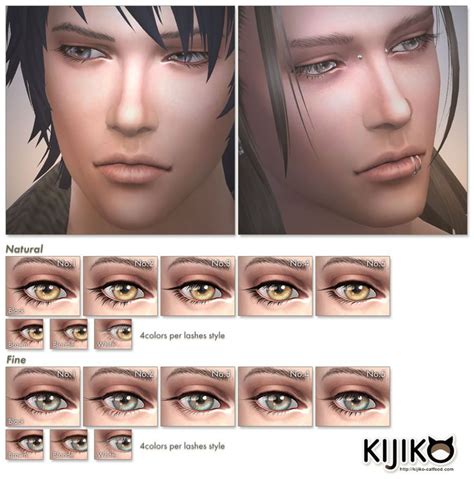 Kijiko | Sims 4 cc eyes, 3d lashes, Sims 4 cc makeup