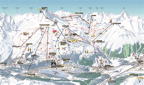 Slope Map St. Moritz Corviglia - Badrutt's Palace Hotel