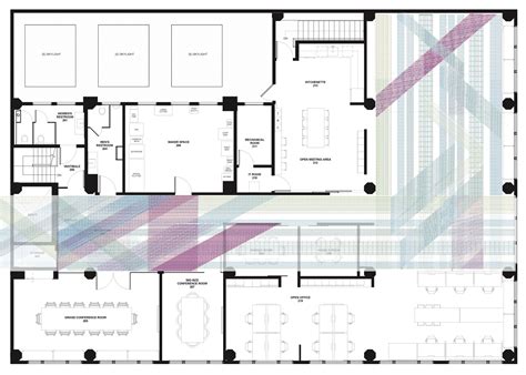 10 offices with floor plans divided in interesting ways | Floor plans, Office floor plan, Office ...