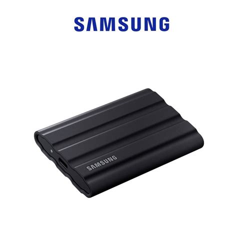 SAMSUNG SSD PORTABLE T7 SHIELD 2TB - BLACK