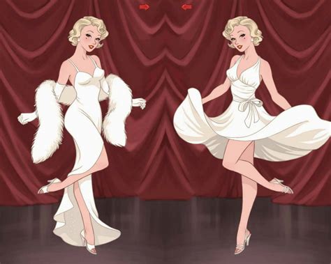 Pinup Princess Dress Up: Marilyn Monroe 1 by charmedp on DeviantArt